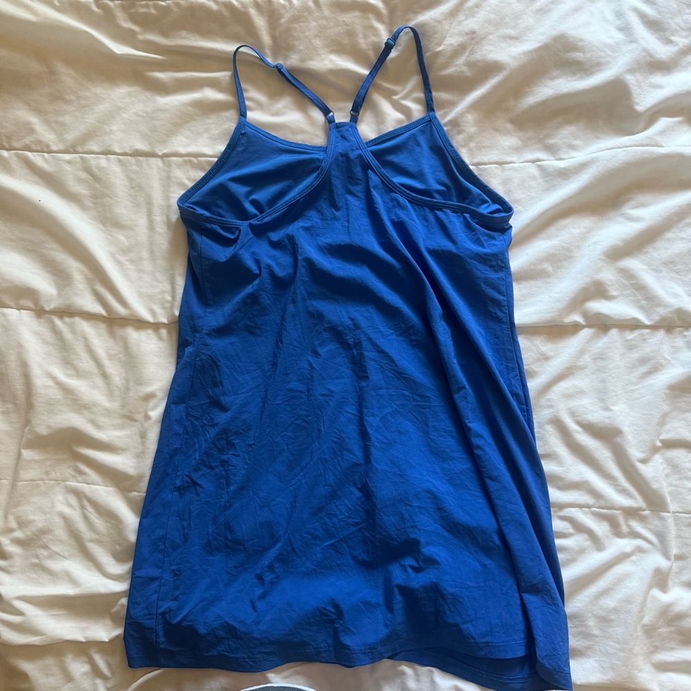 All in Motion Blue Swim Tank Dress - Picture 3 of 5